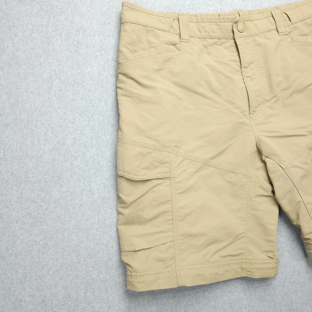 The North Face Paramount‎ Peak Cargo Short Mens XL 40 Beige Nylon Hiking Outdoor